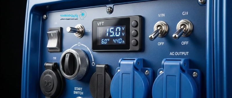 پنل پیشرفته موتور برق هیوندای با نمایشگر دیجیتال و خروجی USB